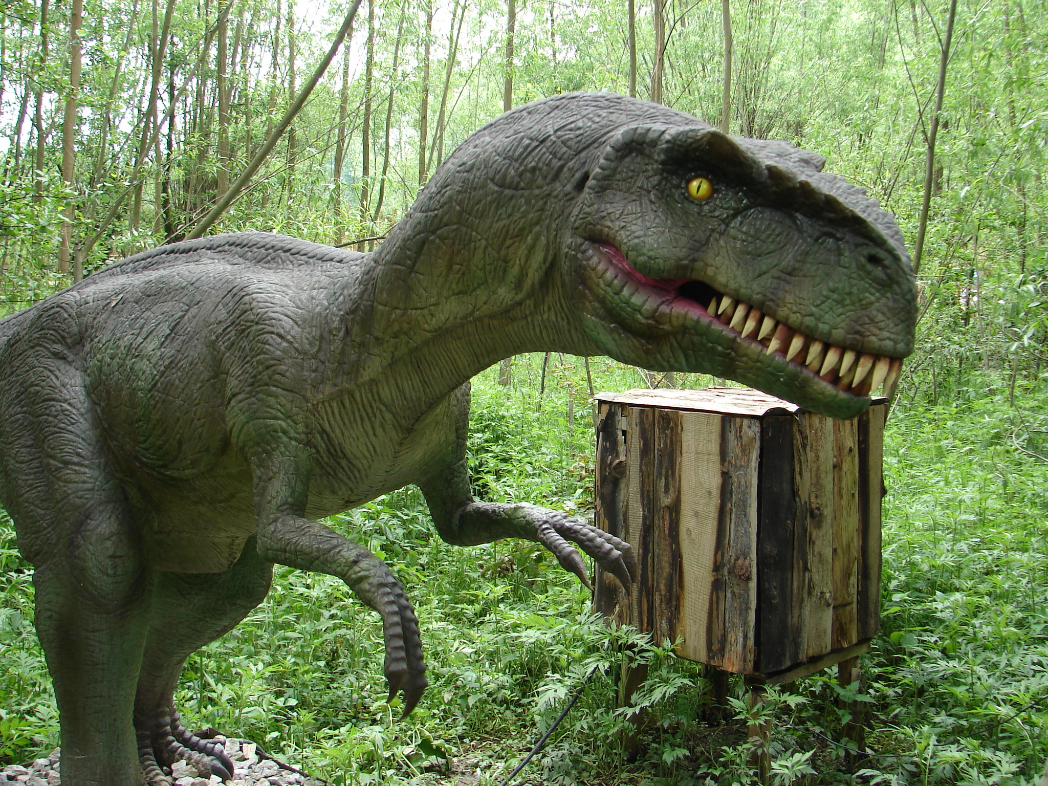 dekoracja parku rozrywki dinozaur, dinosaur theme park decoration