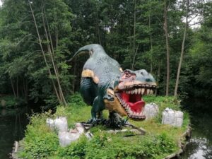 T rex figura XXL park rozrywki fiberglass realistic t rex sculptures XXL