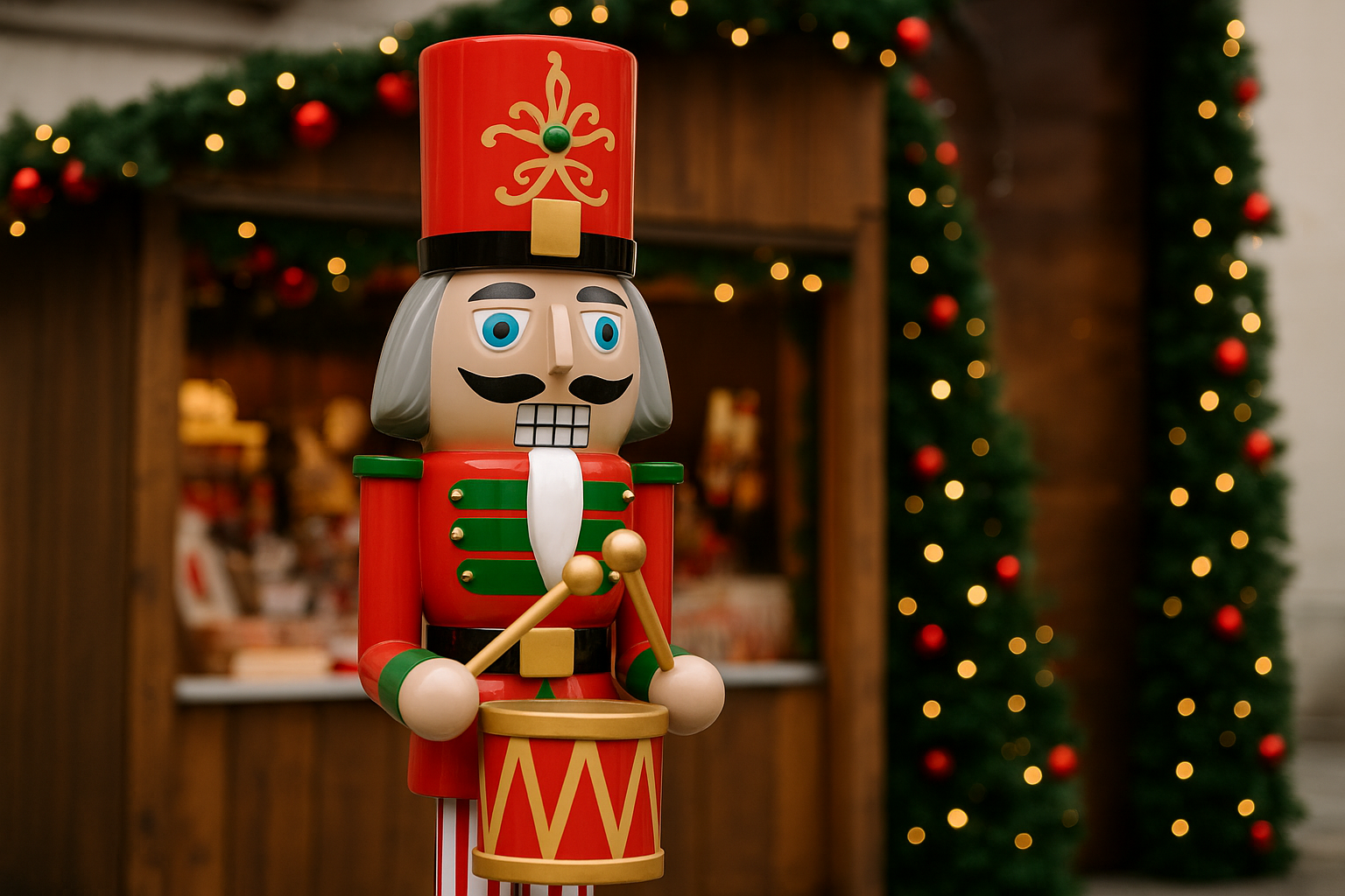 dziadki do orzechówdekoracje bożonarodzeniowe - christmas fiberglass