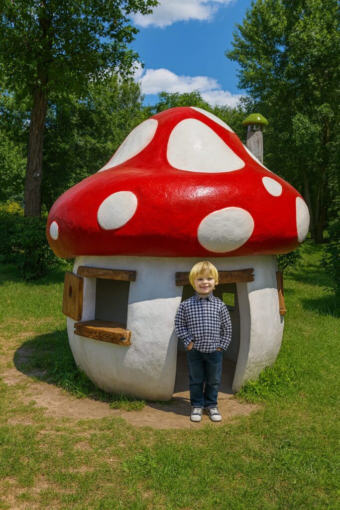 domek dla dzieci fiberglass playhouse